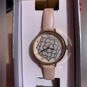 TrueFit gold face, blush pink watch